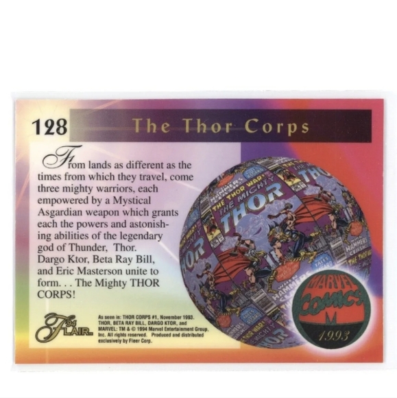 Thor Trading Card🦸 Marvel Universe 🔥 - Picture 2 of 2